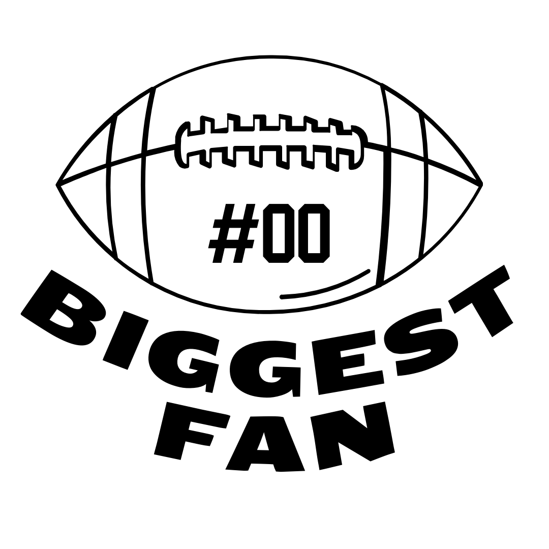 Biggest Fan Football T-Shirt