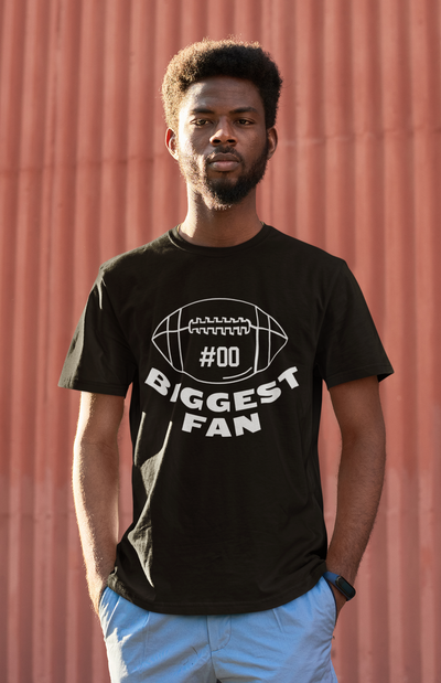 Biggest Fan Football T-Shirt