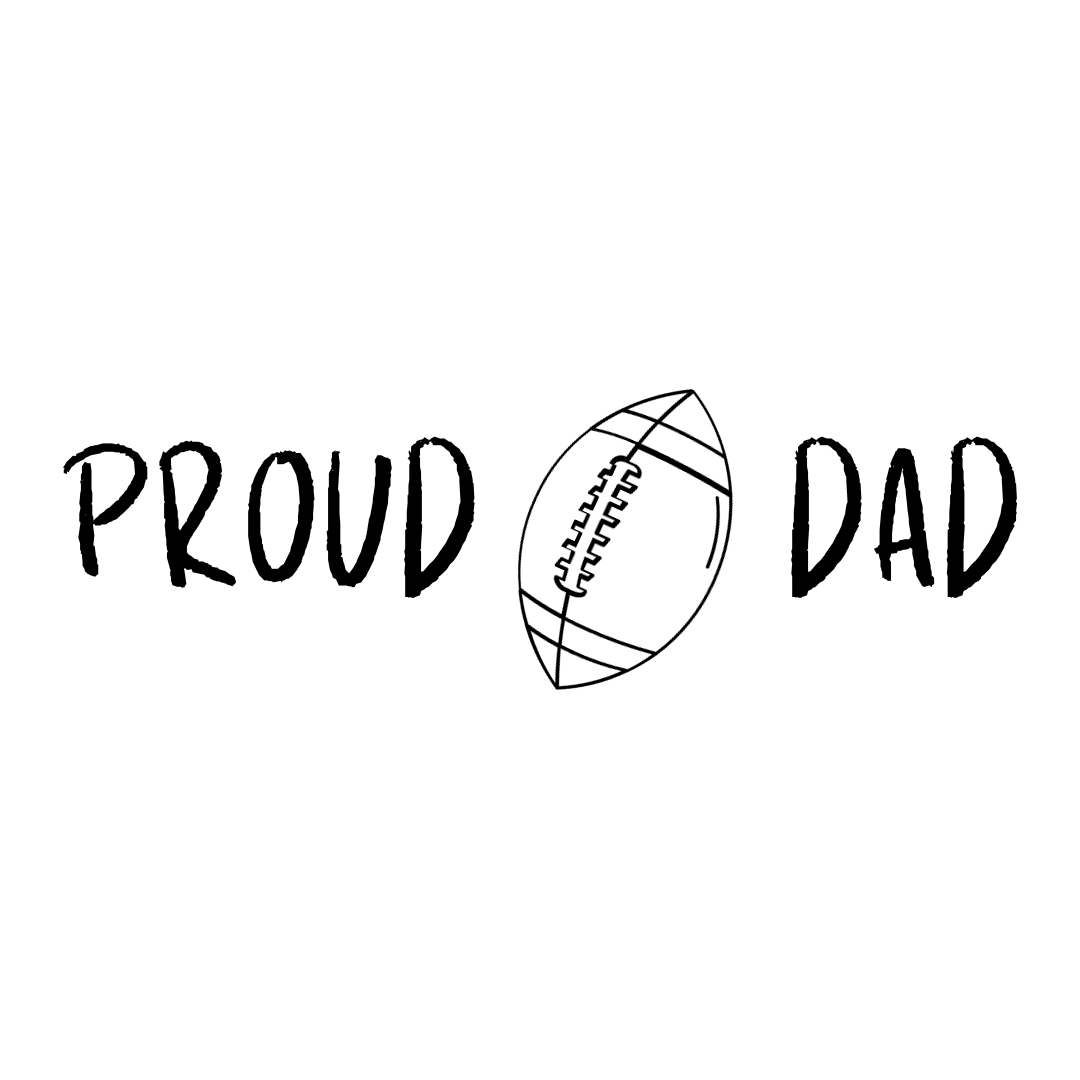 Proud Dad Football T-Shirt