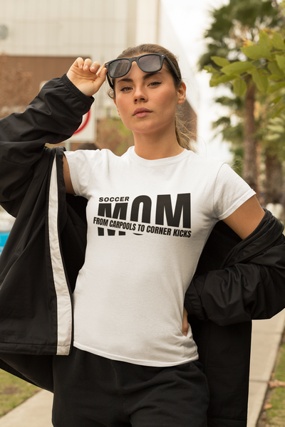 Soccer Mom: Carpools to Corner Kicks T-Shirt